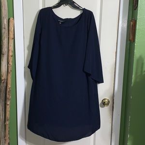 Blue woman’s dress